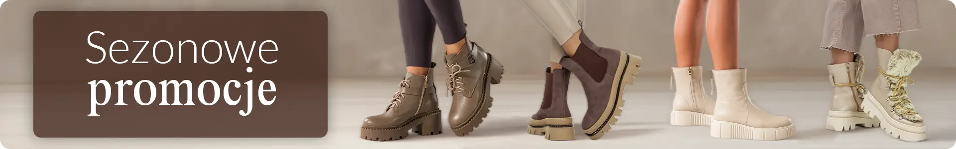 Damskie buty na sezon jesień-zima w promocji - sklep Casu.pl