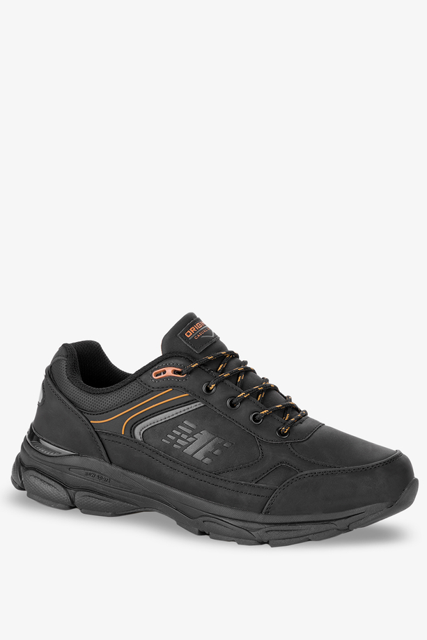 Czarne buty trekkingowe sznurowane Badoxx MXC8305