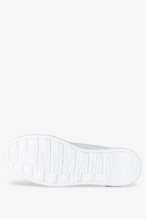 Białe sneakersy na platformie damskie buty sportowe sznurowane Casu J2135-2
