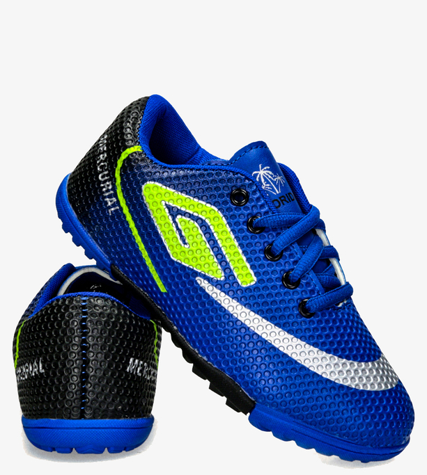 Niebieskie buty sportowe orliki sznurowane Casu 21M2/M 988