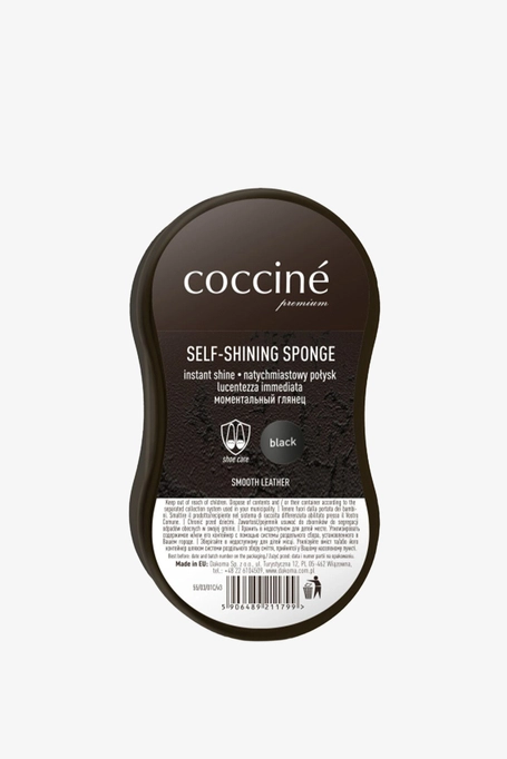 Czyścik samonabłyszczający Coccine Self-Shining Sponge czarny