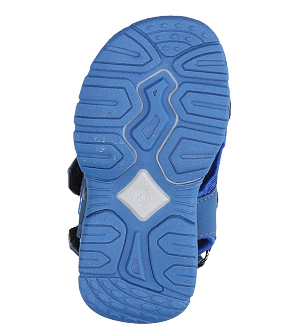 Niebieskie sandały na rzepy Casu LA80