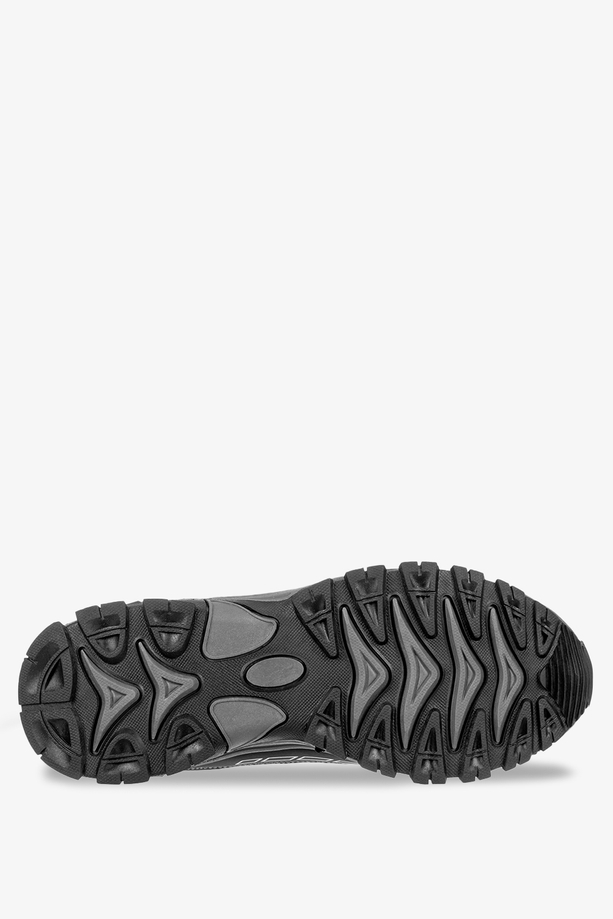 Czarne buty trekkingowe sznurowane softshell Casu A2003-1