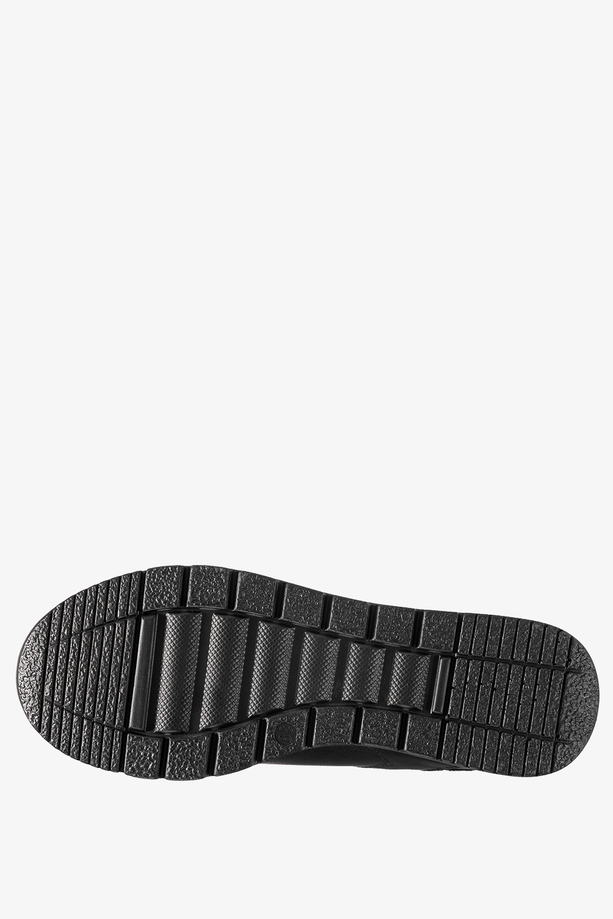 Czarne sneakersy damskie buty sportowe na platformie sznurowane Casu SG-810-1