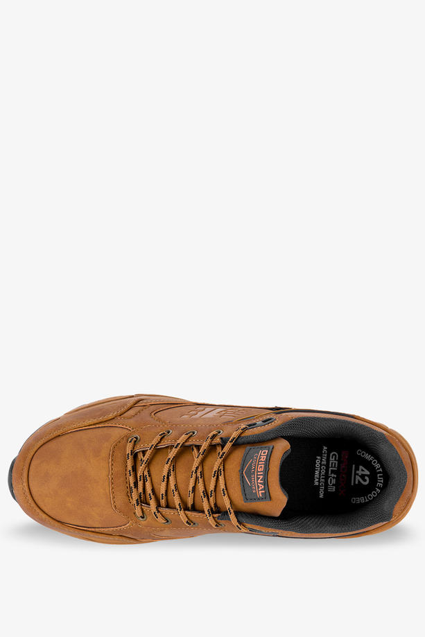 Camelowe buty trekkingowe sznurowane Badoxx MXC8305