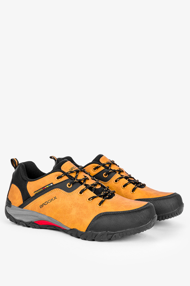 Camelowe buty trekkingowe sznurowane Badoxx MXC8811