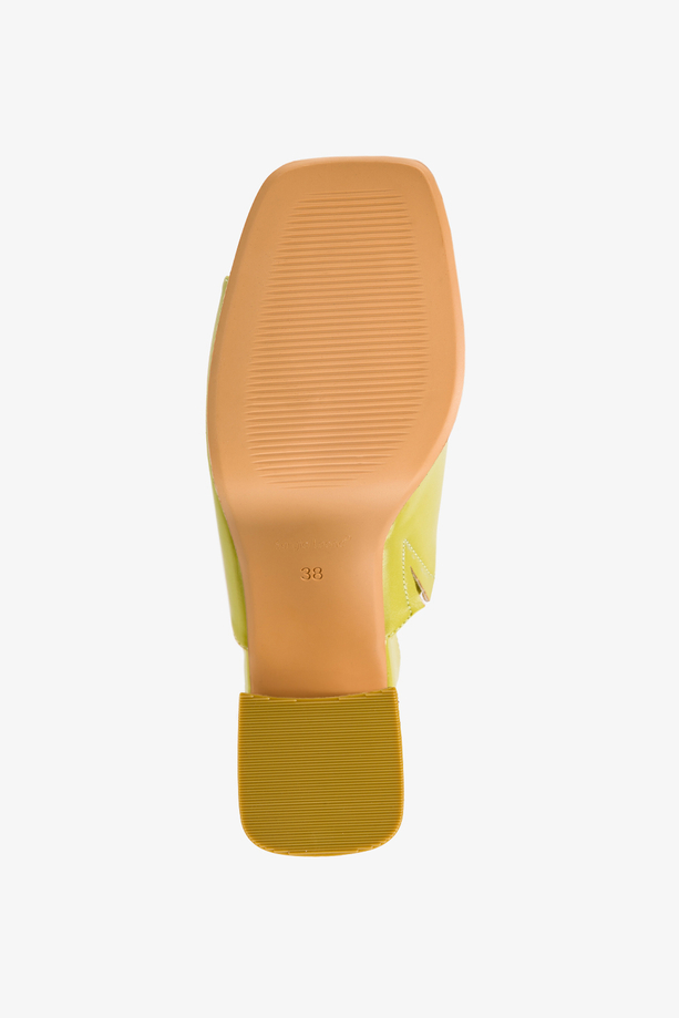 Oliwkowe sandały damskie Sergio Leone zabudowane na ozdobnym klocku skórzana wkładka SK572-CA