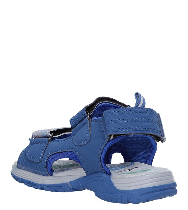 Niebieskie sandały na rzepy Casu LA80