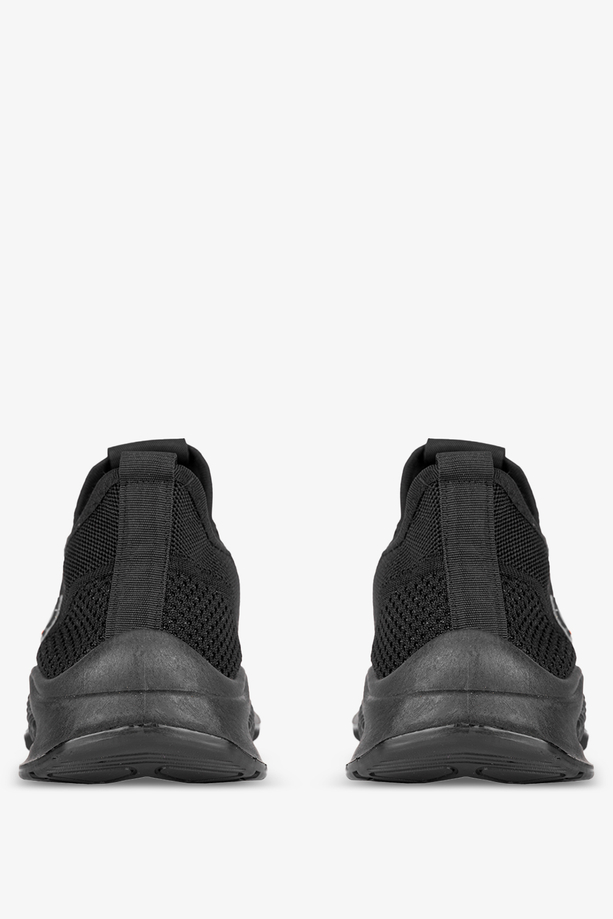 Czarne buty sportowe męskie sznurowane Casu 2-11-21-B